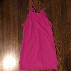 Hot Pink Formal Banana Republic Dress